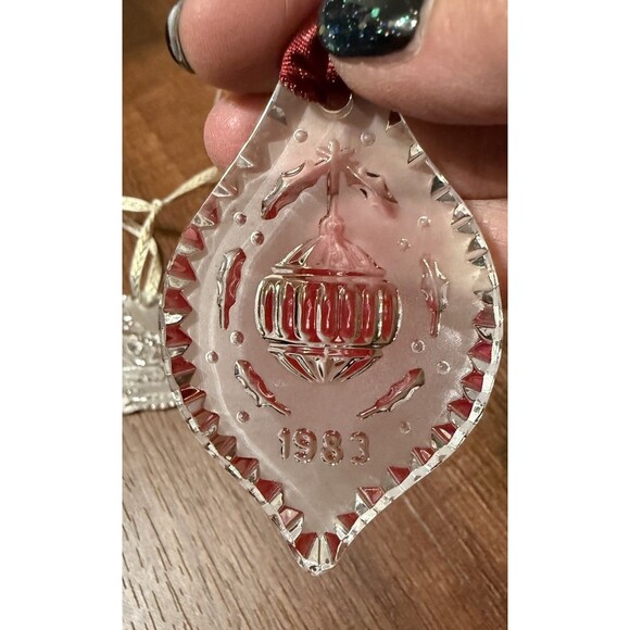Waterford 1983 1997 Annual Crystal Christmas Ornaments - Picture 4 of 11